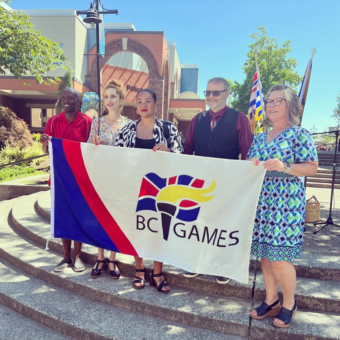 BC Games flag ceremony